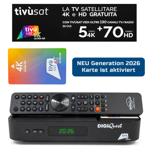 Digiquest ax3 tivusat hd - ax3,