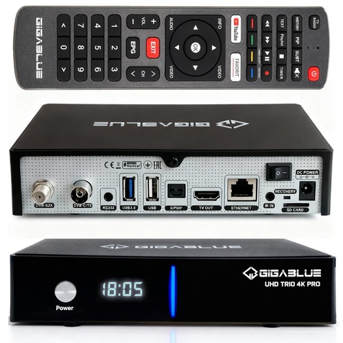 Gigablue uhd trio - uhd, pro