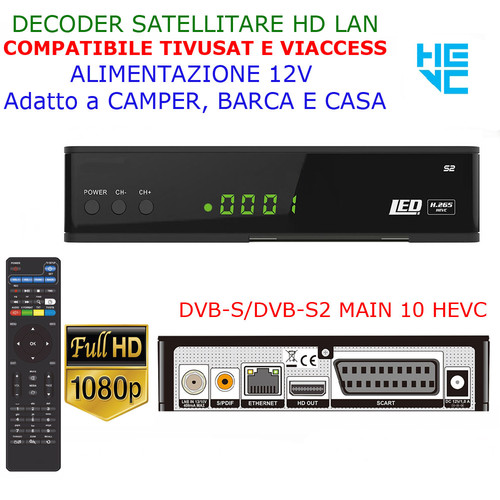 Decoder satellitare bware - satellitare,